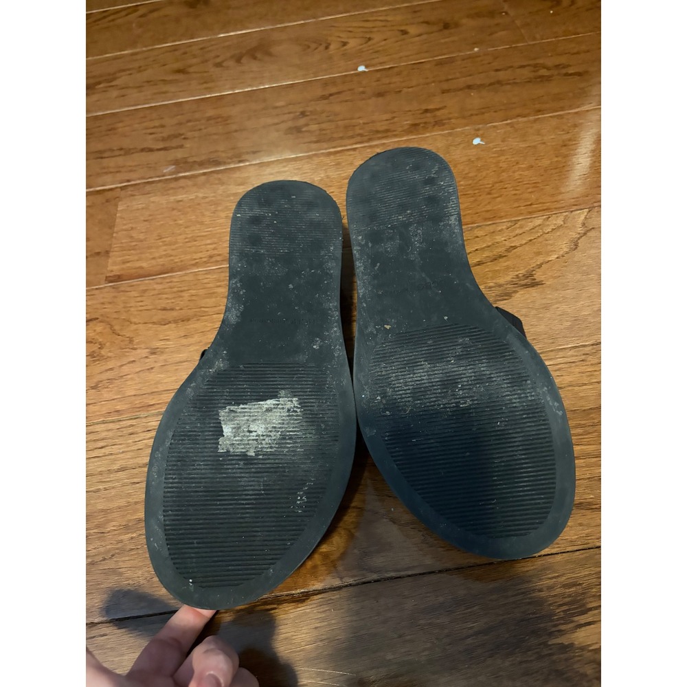 BCBGeneration Farah Black Platform Slide Sandals … - image 6